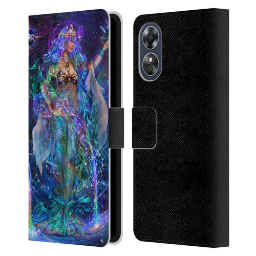 Jumbie Art Visionary Aquarius Leather Book Wallet Case Cover For OPPO A17
