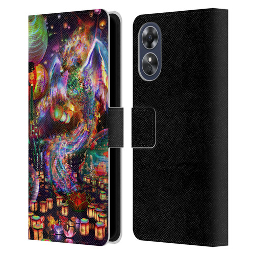 Jumbie Art Visionary Phoenix Leather Book Wallet Case Cover For OPPO A17