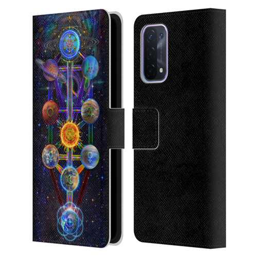 Jumbie Art Visionary Tree Of Life Leather Book Wallet Case Cover For OPPO A54 5G
