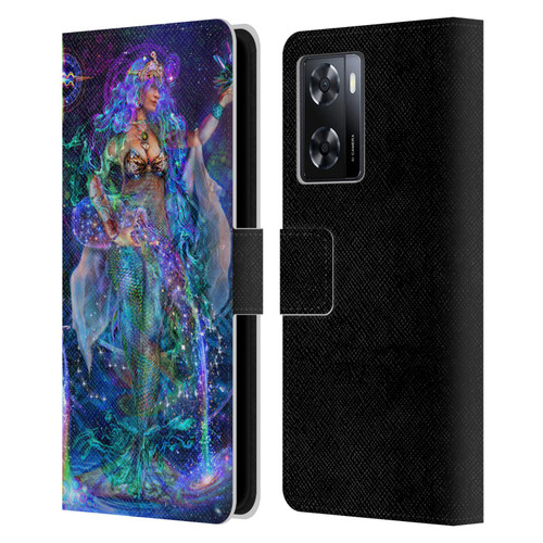 Jumbie Art Visionary Aquarius Leather Book Wallet Case Cover For OPPO A57s