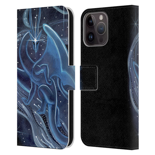 Carla Morrow Dragons I Shall Guide You Leather Book Wallet Case Cover For Apple iPhone 15 Pro Max