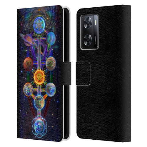Jumbie Art Visionary Tree Of Life Leather Book Wallet Case Cover For OPPO A57s