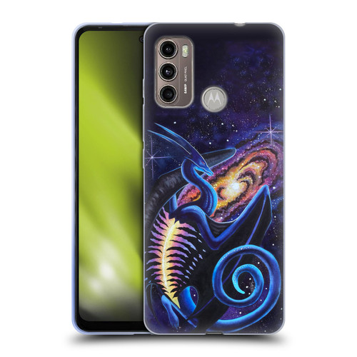 Carla Morrow Dragons Galactic Entrancement Soft Gel Case for Motorola Moto G60 / Moto G40 Fusion