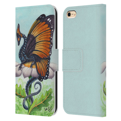 Carla Morrow Dragons The Monarch Leather Book Wallet Case Cover For Apple iPhone 6 / iPhone 6s