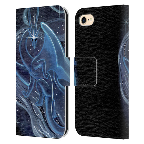 Carla Morrow Dragons I Shall Guide You Leather Book Wallet Case Cover For Apple iPhone 7 / 8 / SE 2020 & 2022