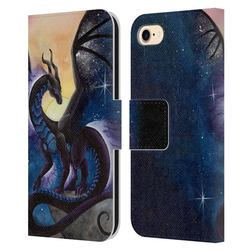 Carla Morrow Dragons Nightfall Leather Book Wallet Case Cover For Apple iPhone 7 / 8 / SE 2020 & 2022