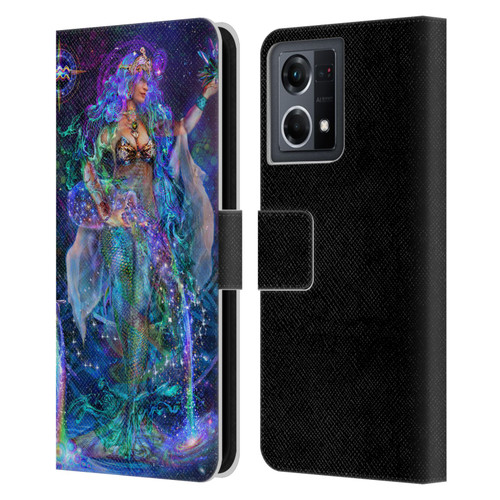 Jumbie Art Visionary Aquarius Leather Book Wallet Case Cover For OPPO Reno8 4G