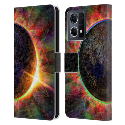 Jumbie Art Visionary Eclipse Leather Book Wallet Case Cover For OPPO Reno8 4G