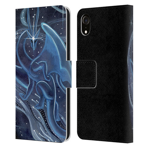 Carla Morrow Dragons I Shall Guide You Leather Book Wallet Case Cover For Apple iPhone XR