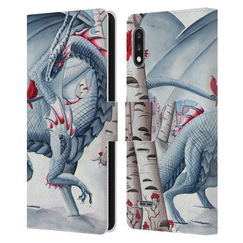 Carla Morrow Dragons Lady Of The Forest Leather Book Wallet Case Cover For LG K22