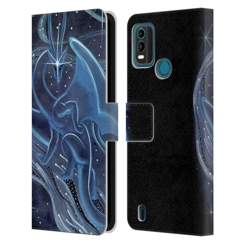 Carla Morrow Dragons I Shall Guide You Leather Book Wallet Case Cover For Nokia G11 Plus