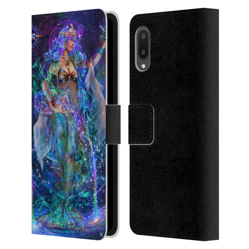 Jumbie Art Visionary Aquarius Leather Book Wallet Case Cover For Samsung Galaxy A02/M02 (2021)