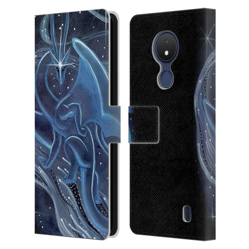 Carla Morrow Dragons I Shall Guide You Leather Book Wallet Case Cover For Nokia C21