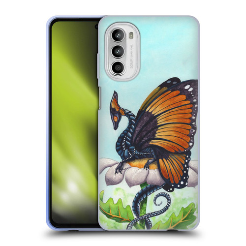 Carla Morrow Dragons The Monarch Soft Gel Case for Motorola Moto G52