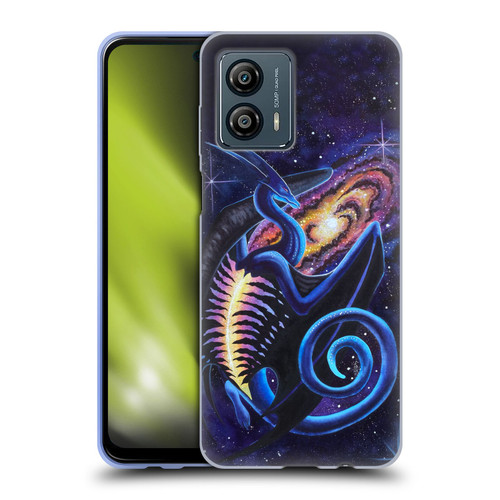 Carla Morrow Dragons Galactic Entrancement Soft Gel Case for Motorola Moto G53 5G