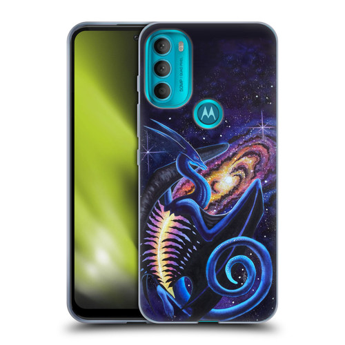 Carla Morrow Dragons Galactic Entrancement Soft Gel Case for Motorola Moto G71 5G