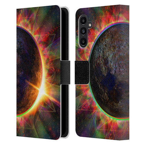 Jumbie Art Visionary Eclipse Leather Book Wallet Case Cover For Samsung Galaxy A13 5G (2021)