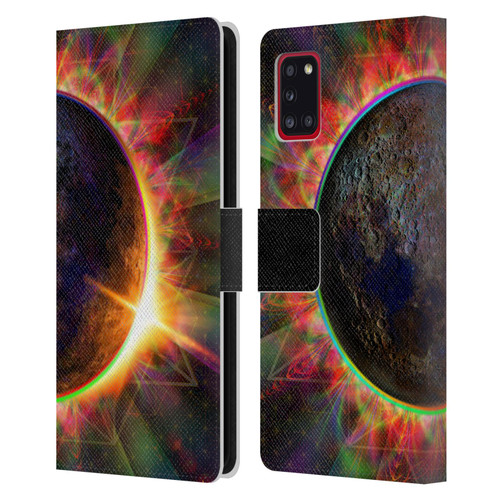 Jumbie Art Visionary Eclipse Leather Book Wallet Case Cover For Samsung Galaxy A31 (2020)