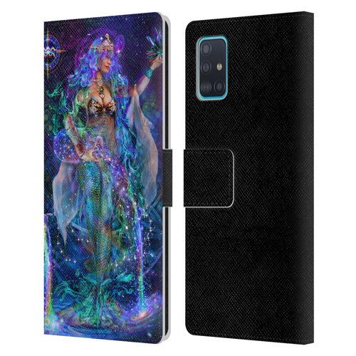 Jumbie Art Visionary Aquarius Leather Book Wallet Case Cover For Samsung Galaxy A51 (2019)
