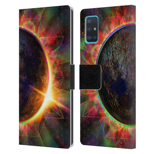 Jumbie Art Visionary Eclipse Leather Book Wallet Case Cover For Samsung Galaxy A51 (2019)