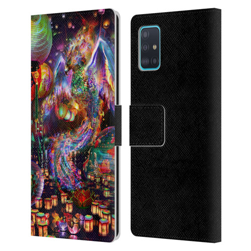 Jumbie Art Visionary Phoenix Leather Book Wallet Case Cover For Samsung Galaxy A51 (2019)