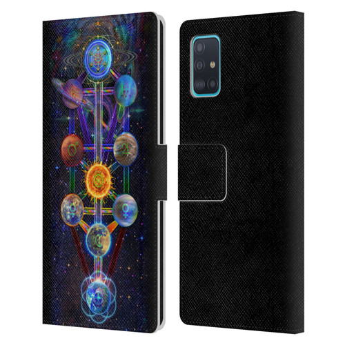 Jumbie Art Visionary Tree Of Life Leather Book Wallet Case Cover For Samsung Galaxy A51 (2019)