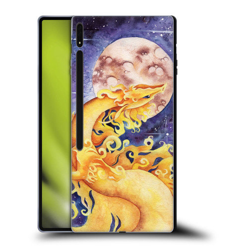 Carla Morrow Dragons Golden Sun Dragon Soft Gel Case for Samsung Galaxy Tab S8 Ultra