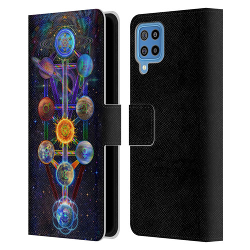 Jumbie Art Visionary Tree Of Life Leather Book Wallet Case Cover For Samsung Galaxy F22 (2021)