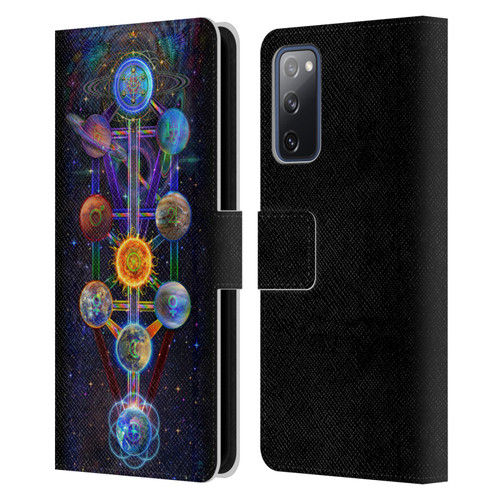 Jumbie Art Visionary Tree Of Life Leather Book Wallet Case Cover For Samsung Galaxy S20 FE / 5G