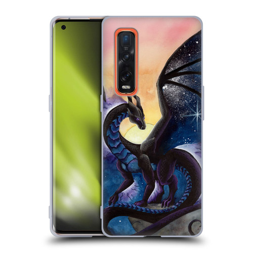 Carla Morrow Dragons Nightfall Soft Gel Case for OPPO Find X2 Pro 5G