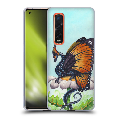 Carla Morrow Dragons The Monarch Soft Gel Case for OPPO Find X2 Pro 5G