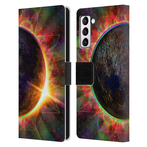 Jumbie Art Visionary Eclipse Leather Book Wallet Case Cover For Samsung Galaxy S21+ 5G