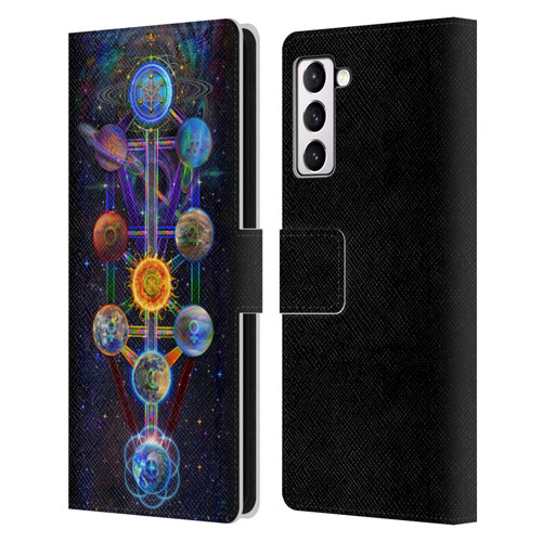 Jumbie Art Visionary Tree Of Life Leather Book Wallet Case Cover For Samsung Galaxy S21+ 5G