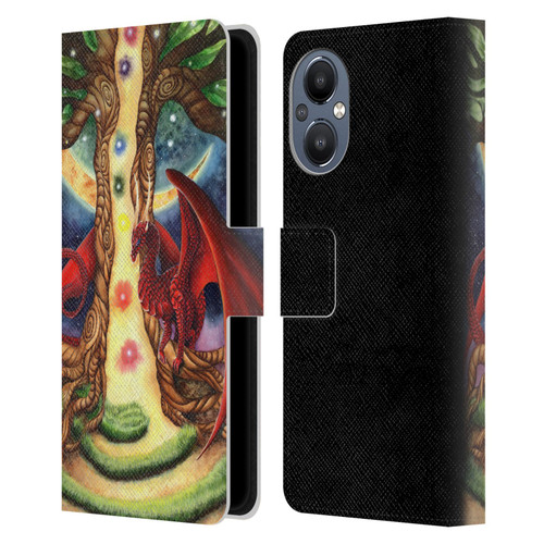 Carla Morrow Dragons Gateway Of Awakening Leather Book Wallet Case Cover For OnePlus Nord N20 5G