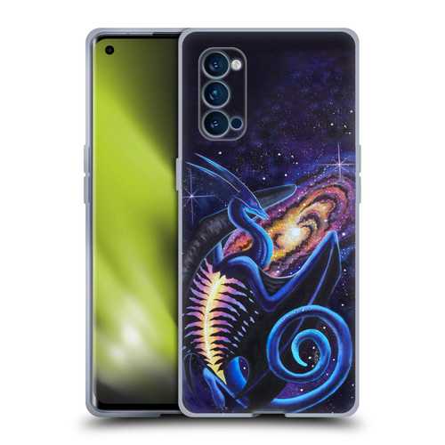 Carla Morrow Dragons Galactic Entrancement Soft Gel Case for OPPO Reno 4 Pro 5G