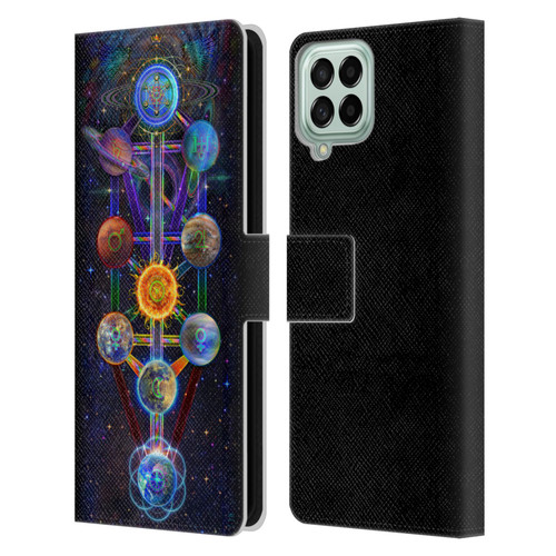 Jumbie Art Visionary Tree Of Life Leather Book Wallet Case Cover For Samsung Galaxy M53 (2022)