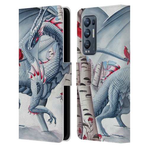 Carla Morrow Dragons Lady Of The Forest Leather Book Wallet Case Cover For OPPO Find X3 Neo / Reno5 Pro+ 5G