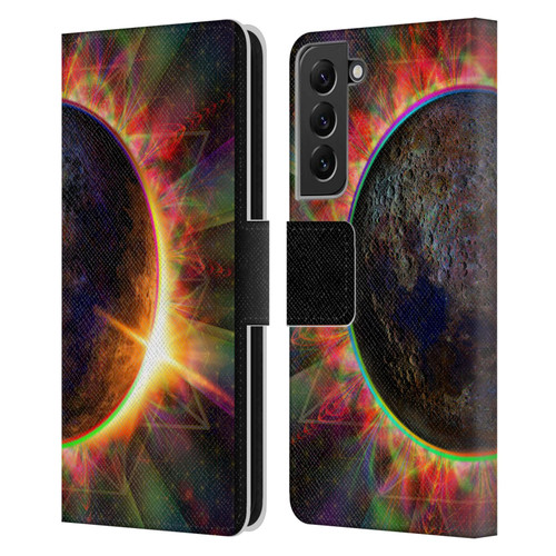 Jumbie Art Visionary Eclipse Leather Book Wallet Case Cover For Samsung Galaxy S22+ 5G