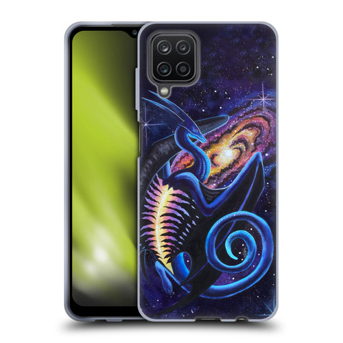 Carla Morrow Dragons Galactic Entrancement Soft Gel Case for Samsung Galaxy A12 (2020)