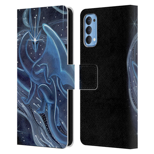 Carla Morrow Dragons I Shall Guide You Leather Book Wallet Case Cover For OPPO Reno 4 5G