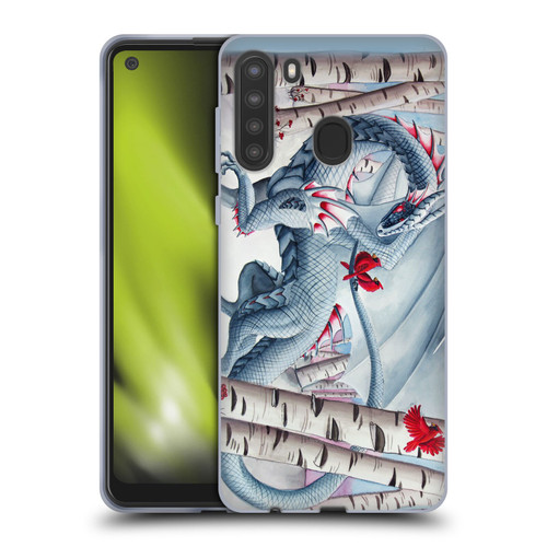 Carla Morrow Dragons Lady Of The Forest Soft Gel Case for Samsung Galaxy A21 (2020)