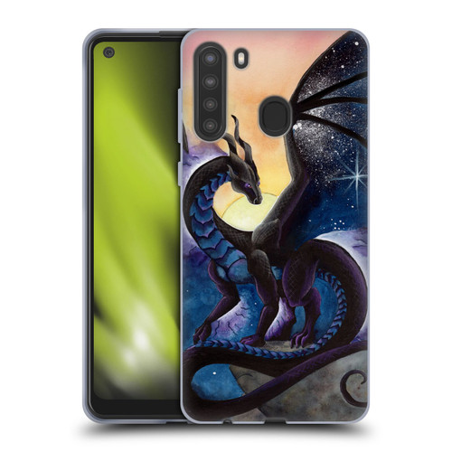 Carla Morrow Dragons Nightfall Soft Gel Case for Samsung Galaxy A21 (2020)
