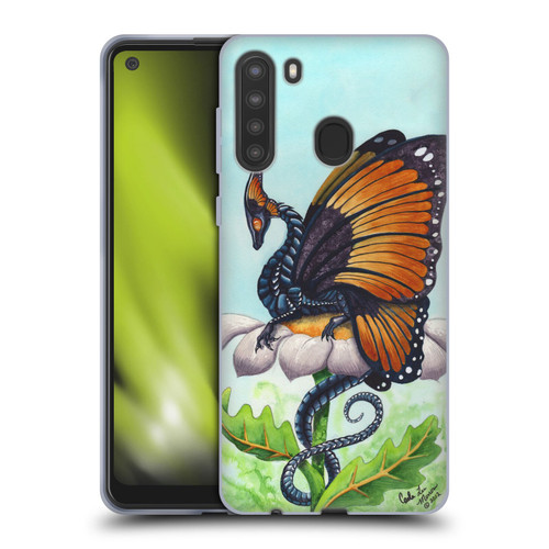 Carla Morrow Dragons The Monarch Soft Gel Case for Samsung Galaxy A21 (2020)