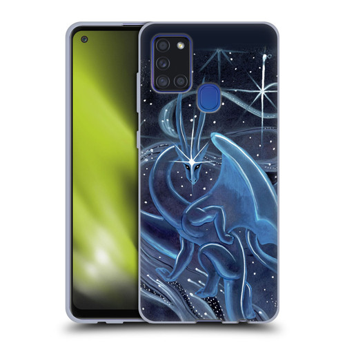 Carla Morrow Dragons I Shall Guide You Soft Gel Case for Samsung Galaxy A21s (2020)