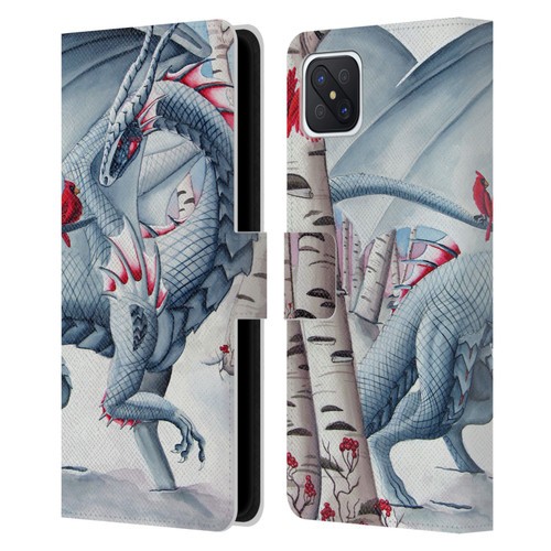 Carla Morrow Dragons Lady Of The Forest Leather Book Wallet Case Cover For OPPO Reno4 Z 5G