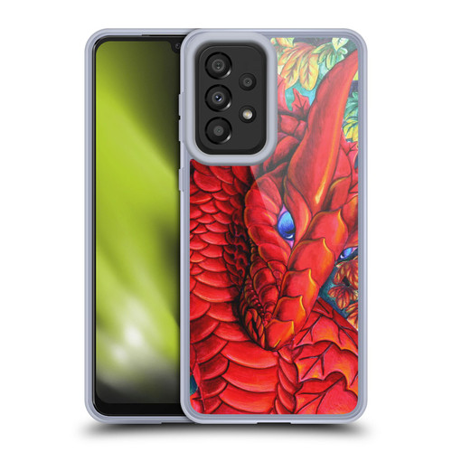 Carla Morrow Dragons Red Autumn Dragon Soft Gel Case for Samsung Galaxy A33 5G (2022)