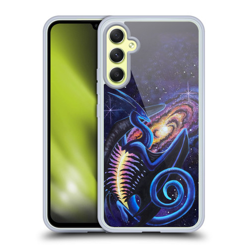 Carla Morrow Dragons Galactic Entrancement Soft Gel Case for Samsung Galaxy A34 5G