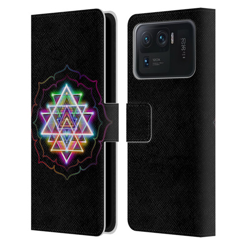 Jumbie Art Visionary Sri Yantra Leather Book Wallet Case Cover For Xiaomi Mi 11 Ultra