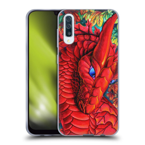 Carla Morrow Dragons Red Autumn Dragon Soft Gel Case for Samsung Galaxy A50/A30s (2019)