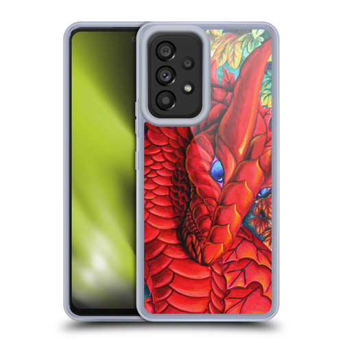 Carla Morrow Dragons Red Autumn Dragon Soft Gel Case for Samsung Galaxy A53 5G (2022)